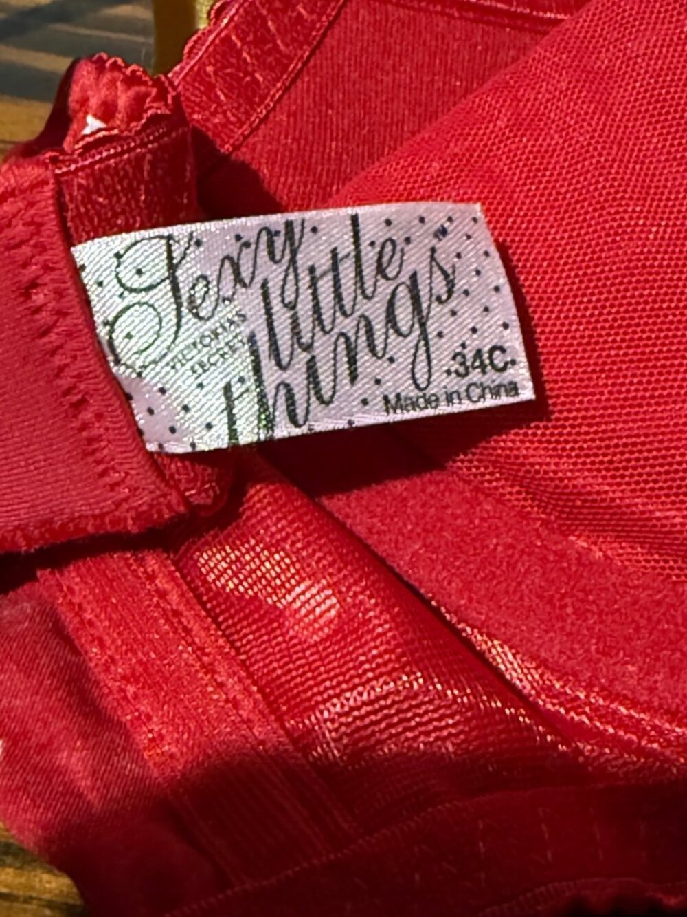 Size 34C/M Victoria's Secret Sexy Little Things red polka dot teddy lingerie Y2 - Picture 12 of 16